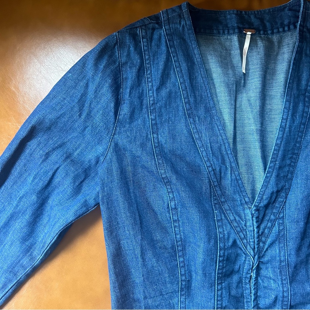 Free people denim shirt